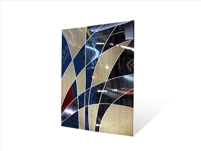 Polished Finish 304 Grade Etched Stainless Steel Sheet with 1.15mm Thickness for Architectural Decoration