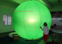Logotipo de la impresión lámpara inflable del halógeno de la luz de los 4.6m/del 15.1ft LED con diverso globo del color