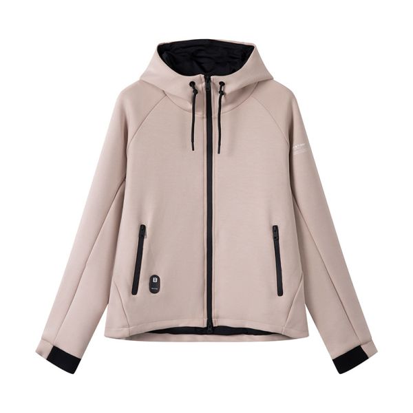 Men's Windproof Water-resistant Softshell Hoodie with 4-Way Stretch for Urban Techwear