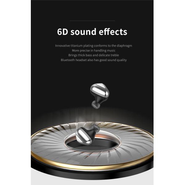 HiFi наушник Bluetooth спорта Handfree шлемофона наушников Ipx6 6D стерео Bluetooth 5,0 Tws беспроводной водоустойчивый
