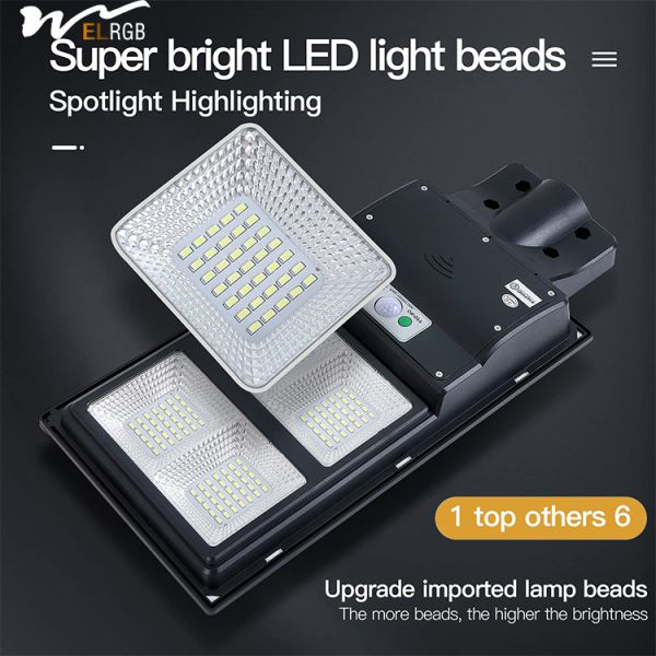 Outdoor Waterproof Dusk to Dawn Sun Band LED Floodlight with 300W Solar Energy