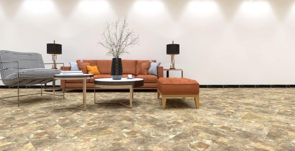 Recyclable Rigid Core Luxury Vinyl Plank Convenient Installation Eco Friendly Ceramic Like