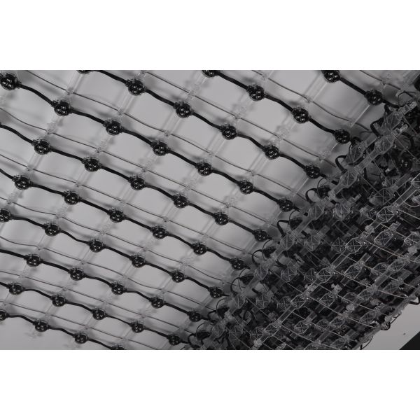 P125 High Quality Outdoor LED Mesh Screen 30mm IP67 Waterproof Commercial Grade For Building Facade