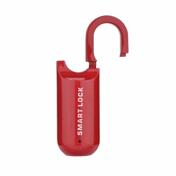 Best Selling RARLUX Smart Finger Print Zinc Alloy Padlock IP65 Waterproof Rechargeable 110mAh Battery 10 Fingerprint Lock School