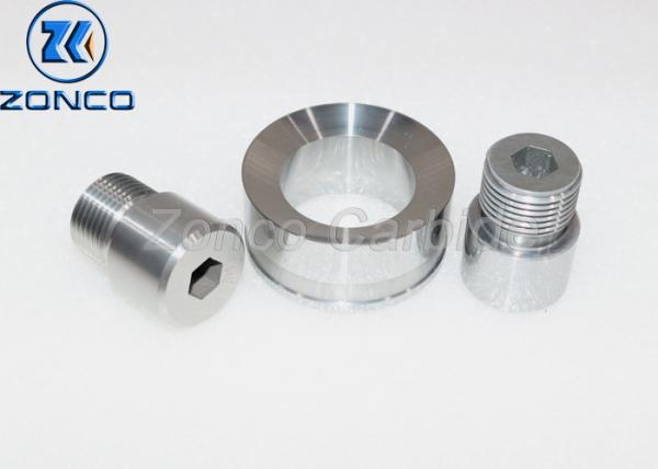 High Hardness Tungsten Carbide Threaded Nozzle Non Standard Type Available