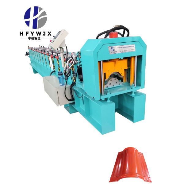 PLC Control Ridge Tile Machine with 14 Forming Stations and 350H Steel Frame for