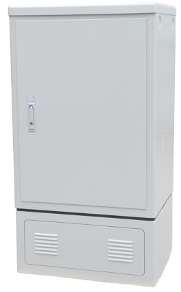 Telecommunication Outdoor Wall Mounted 144 Core Fiber Optic Cabinet with Splitter