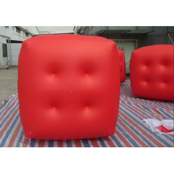 Boias de natação infláveis militares Prática de artilharia Cor vermelho quadrado