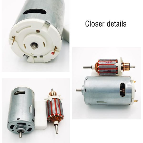 мотор DC щетки мотора DC шредера 555 220V 230V высокоскоростной высоковольтный