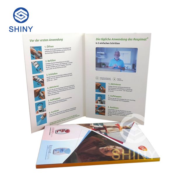 Video Mailer Card Video Message Greeting Card Including PCM Music Format Tailored for Business Networking and Event Invitations