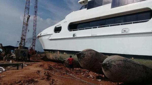 250T/M Marine Salvage Airbags Ship Launching e bolsa a ar de levantamento