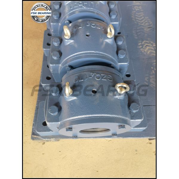 Split Type GZ4-170 Plummer Block Housing 20*170*135mm Cast Iron Cast Steel