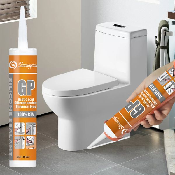 Universal Formula Acetic Acid Silicone Sealant High Bond Strength Multi Use