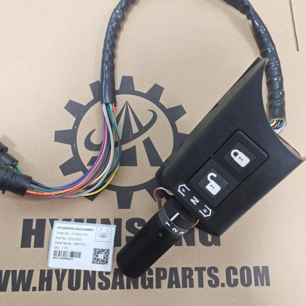 Interruptor de peças elétricas da escavadeira 212-0403 2120403 CA2120403 para 814F 815F 816F 960F