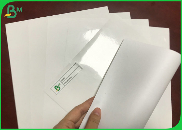 Зеркало 80gsm одиночной стороны высокое лоснистое покрыло белую бумагу для ярлыков напитков Зеркало 80gsm одиночной стороны высокое лоснистое покрыло белую бумагу для ярлыков напитков