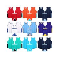 Customizado Reversível Prática Basquete Camisa de Design Sublimação Basquete Uniforme Malha Quente Seco Basquete Usar