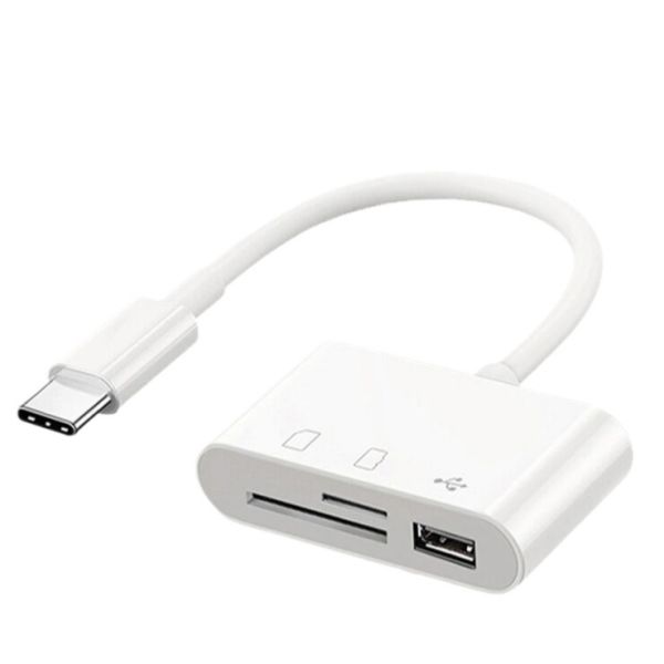 Считыватель карт памяти для Android Компьютер Телефон USB Адаптер камеры Вставка и игра SD-карты адаптер IPad