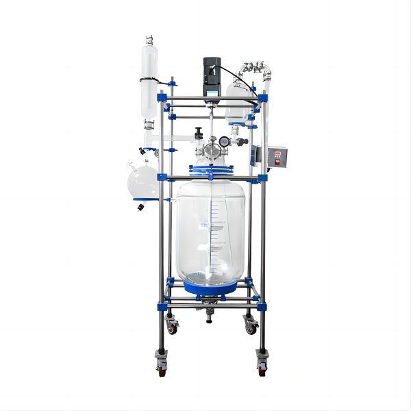 300L Capacity Borosilicate Glass Reactor with High Visibility for Chemical Processes
