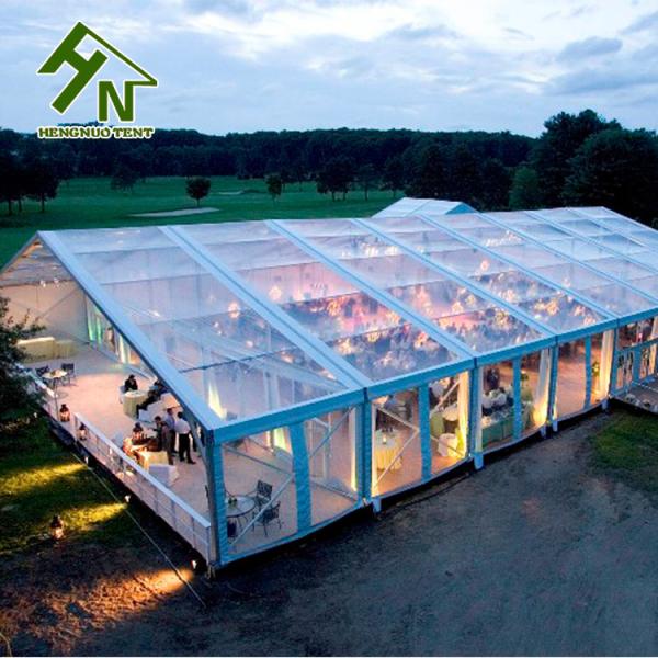 Barraca 1000 luxuosa do famoso do telhado do espaço livre de Seater da tampa transparente 25x40m exteriores