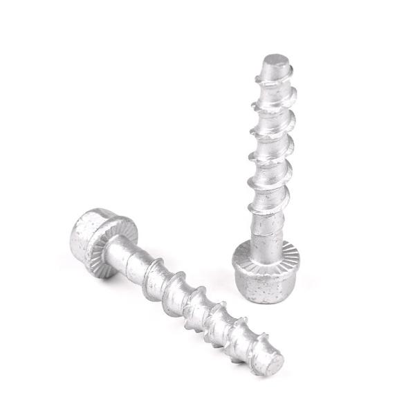Various Styles M6 Hex Washer Head Bolt for Concrete Screws in INCH Measurement System