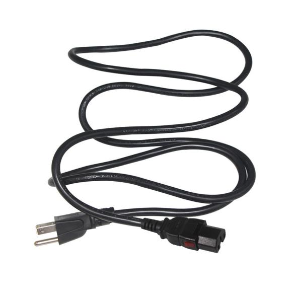NEMA 5-15 から IEC C15 AC 電源コード 16AWG-18AWG パソコン用