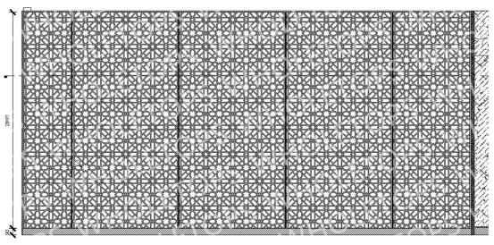 3.0MM Thickness Laser Cut Aluminum Panel For Exterior Pedestrian Bridge Decorative