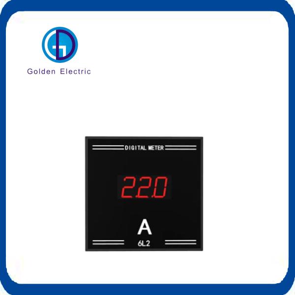 Plastics Housing LED Digital Display Voltmeter For Measuring Pulse Peak