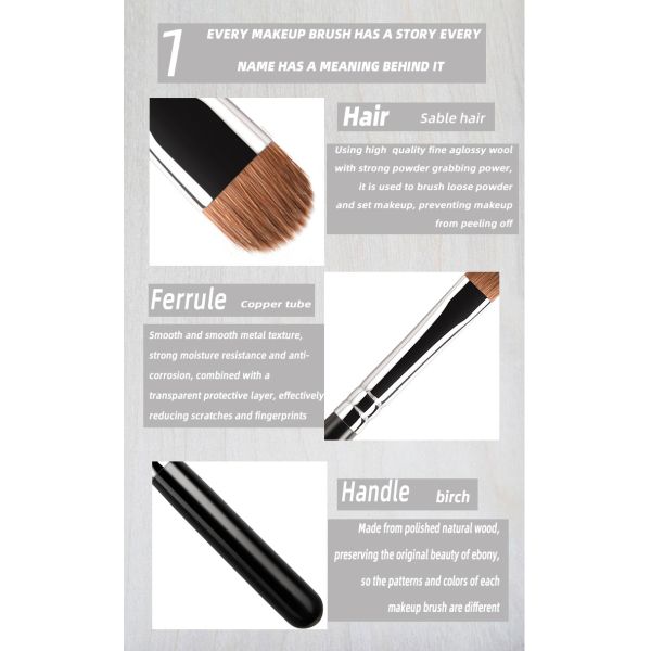 A60 для начинающих Профессиональная детальная кисть для глаз Художник Маленькая кисть для теней для глаз