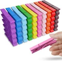 Colored Wooden Clothespins,  Color Clothes Pins for Clip Pictures Photos Decorative