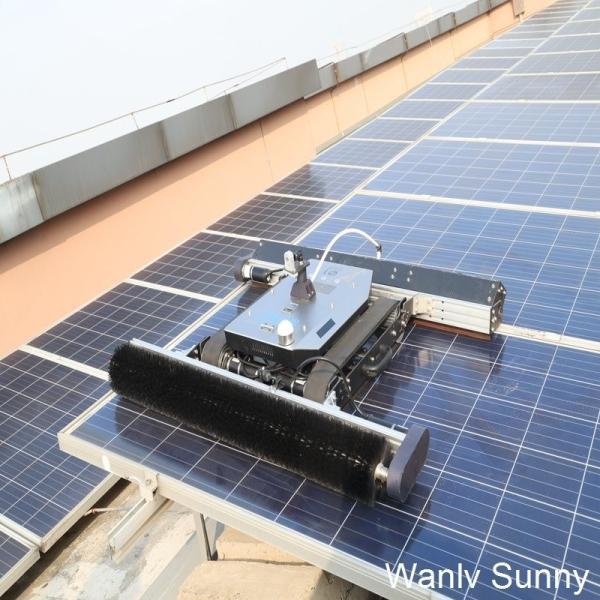 OEM Supported Tech and Automated Solar Panel Cleaning Robot for Photovoltaic Plants