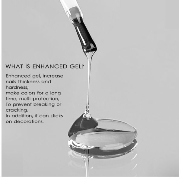 1kg Transparent Increase Nails Thickness Enhanced Gel Nail Polish