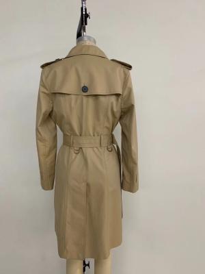 Windbreaker Ladies Long Trench Coat Office Lady Style Spring Season