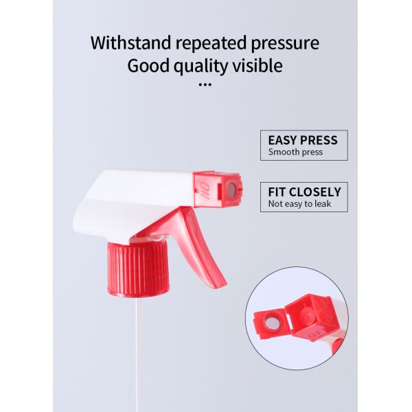Custom Order Accepted 28mm Plastic Standard Trigger Sprayer for Water Cleaning Bottle