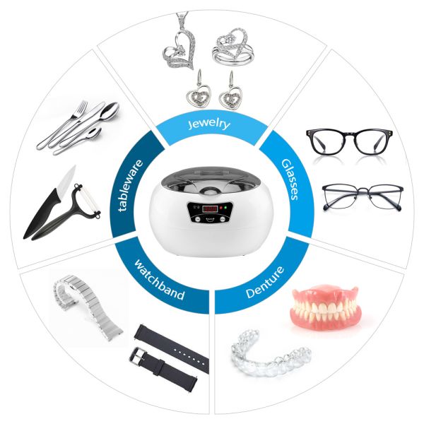 Машина чистки ювелирных изделий L150*W95*H45mm 42kHz ультразвуковая