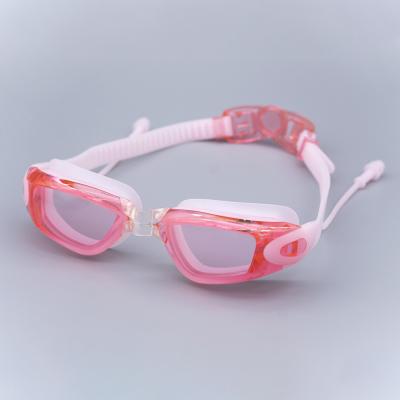 No Leak Adult Pink Fog Proof Swim Goggles UV Protection Female Swimming Goggles