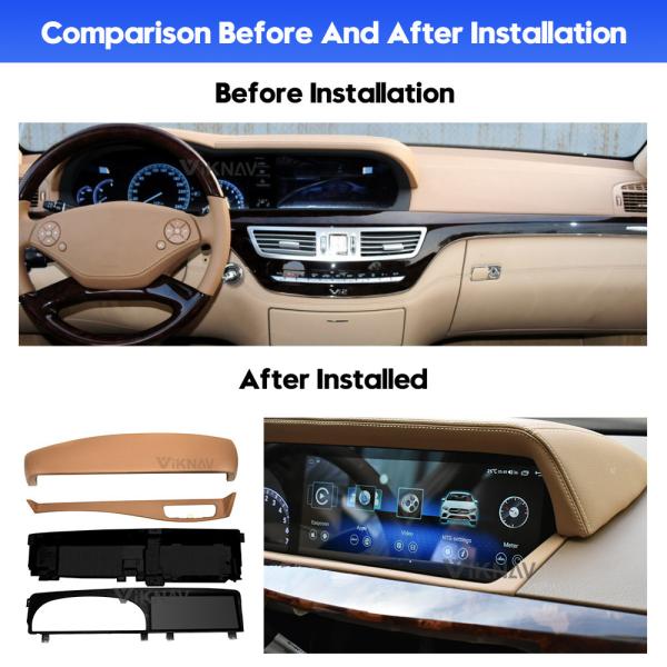 Mercedes Benz Classic W221 W216 android touch screen Radio car stereo support wireless carplay
