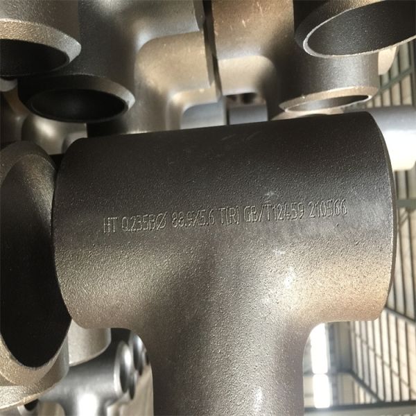 1/2 - 42 Inch API 5L Reducing Cross Fitting DN2000 Sch40 ANSI B16 9 Tee Seamless
