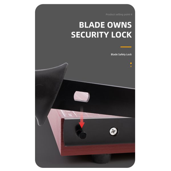 Paper Cutter Professional Design B4 Guillotine Paper Trimmer With Wooden Base