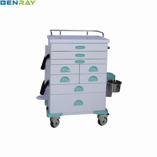 Anesthesia Steel Hospital Medicine Trolley 610 X 410 X 970mm