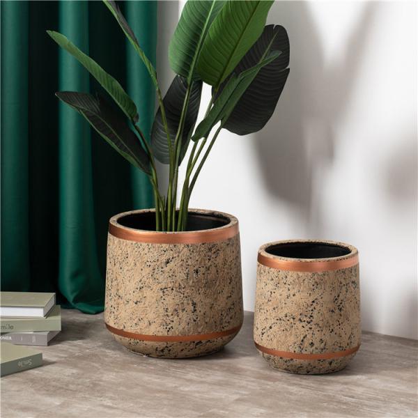 European style unique design modern home garden tabletop decor planter cheap custom big ceramic flower pots in bulk FOB