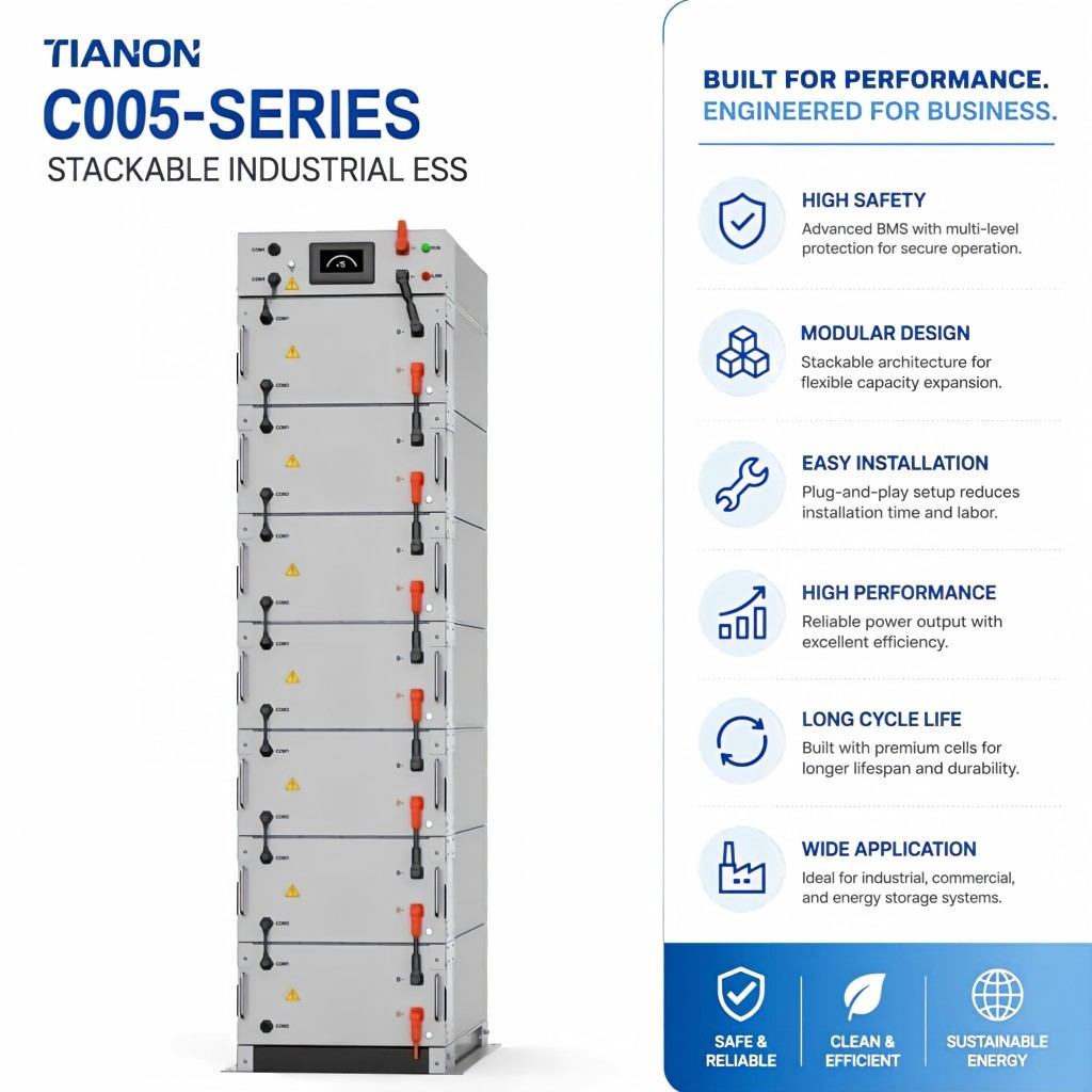 Stackable Solar Battery