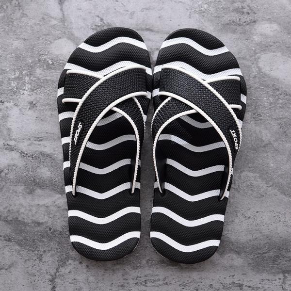 Men'S And Women'S Anti Slip Bathroom Slippers Cross Wave Sole 36-45 Size