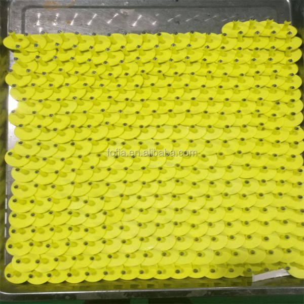 White Animal Tracking Customizable Laser Print Ear Tags Livestock Tags for Animal Identification and Tracking