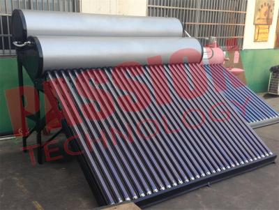 Portable solaire de tube électronique de chauffe-eau de catégorie comestible avec boîtier en acier peint