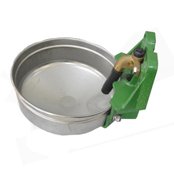 Coated Powder Blue Stable 316 SUS Water Drinking Bowl Capacity 5 Liter