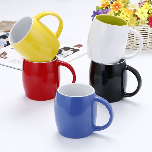 Подгонянные кружки подарка годовщины ЛОГОТИПА керамические для чая кофе