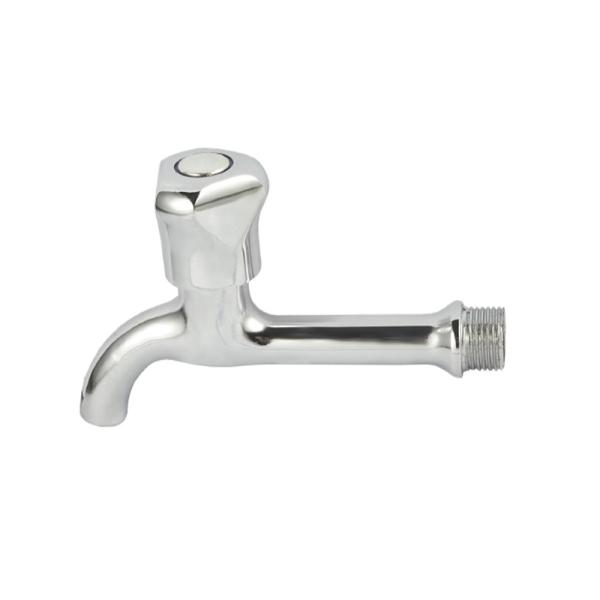OEM Normal Temperature Brass Ball Bibcock Tap With Plating Nickel Faucet