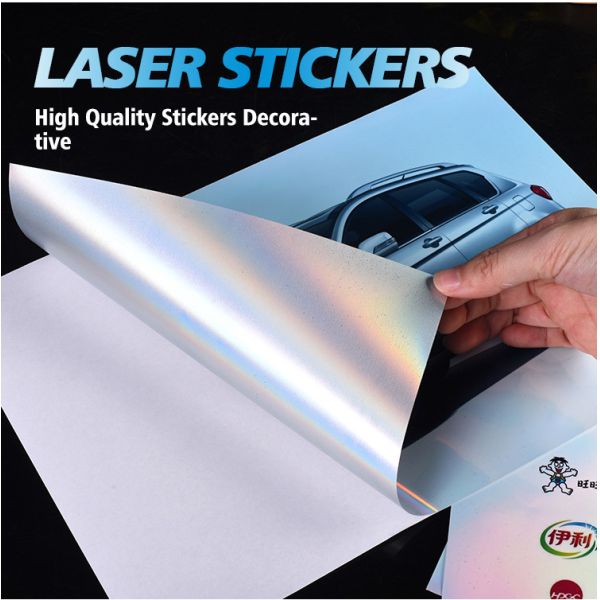 Holographic A4 Vinyl Sticker For Laser Inkjet Label Sticker Printer