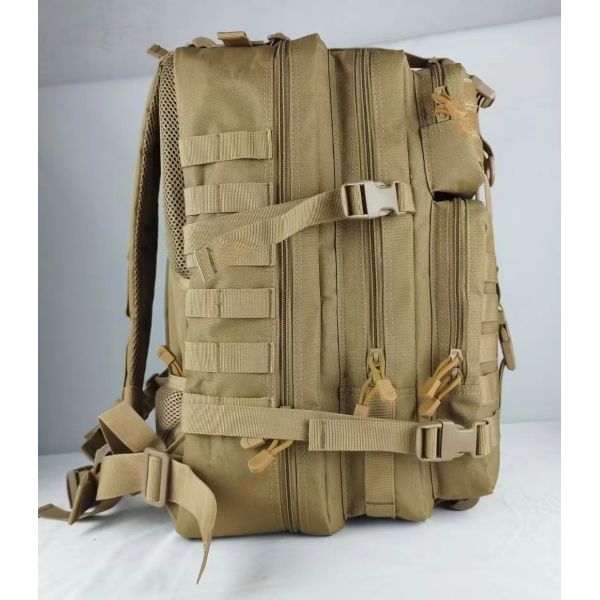 600D Tissu oxford étanche à l'eau ceintures de sac à dos et boucle de pom 47*35*15cm Matériaux