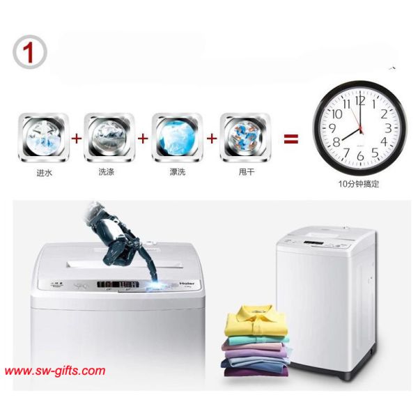 Automatic Stainless Steel Mini Washing Machine for Home Quick Wash Home Appliances